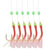 Fishing Hooks Fishing Sabiki Rigs Fishskin Skirt Lure Artificial Fishing Lures Fishing String Hooks