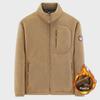 2024 Men's Large Fleece Hooded Jacket with Polar Grain Liner