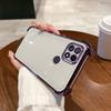 Чехол для realme C25s Электроокрашенная Цветная Рамка Прозрачный Чехол для Телефона