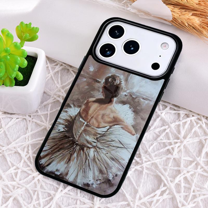 Чехол для телефона «Танцующая балерина» для iPhone 17 Air 16 15 11 12 14 13 Pro Max Ударопрочный чехол