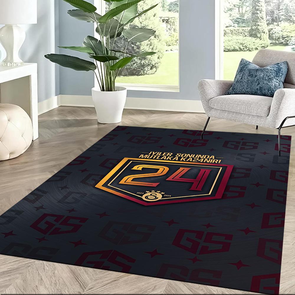 Galatasaray 72 Area Rug Suitable for Outdoor Balcony Living Rooms Kitchen Antislip Carpet Decorate Offices Perfect Birthday/Christmas Gift Idea