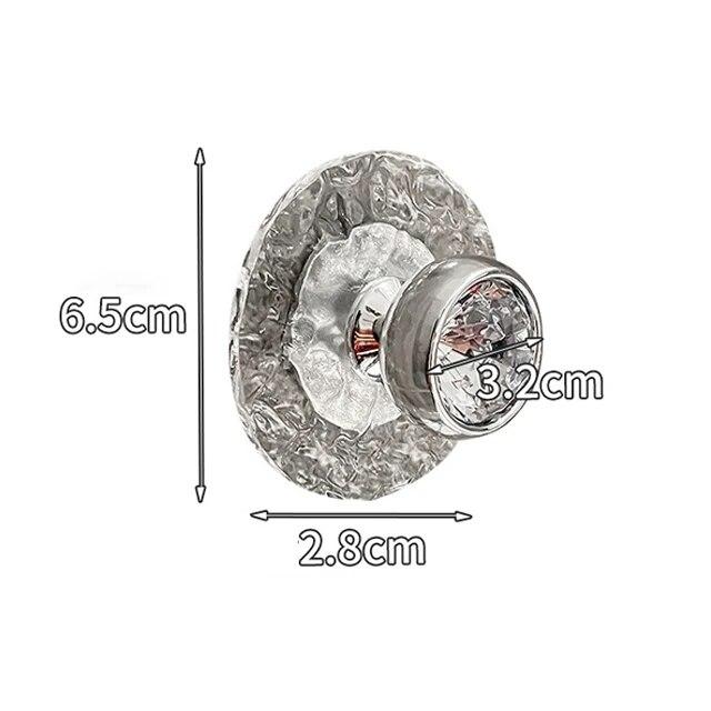 Акриловый прозрачный крючок для ванной комнаты, настенная вешалка для одежды, дверная ручка, ключ для полотенец, крючок для хранения ювелирных изделий, кухонные аксессуары