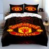 Manchester United Logo Bedding Bedding Duvet Cover Set Duvet Cover Pillowcases Home Decor (1 * Duvet Cover 2 * Pillowcases, without duvet insert)