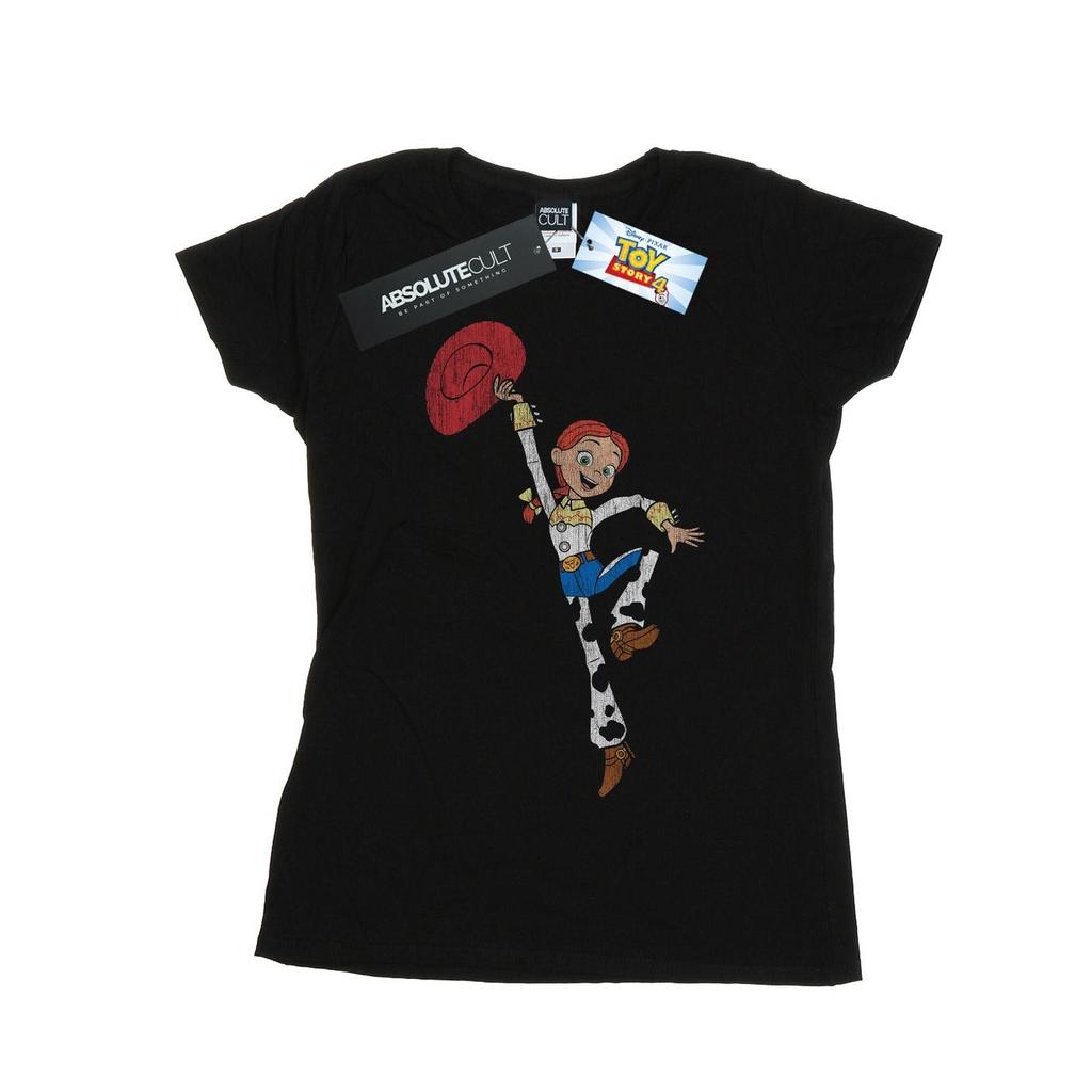 Disney Womens/Ladies Toy Story 4 Jessie Jump Pose Cotton T-Shirt