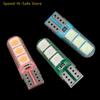 Светодиодная лампа W5W T10 5050 6SMD, термостойкая, для автомобильного интерьера и подсветки номерного знака
