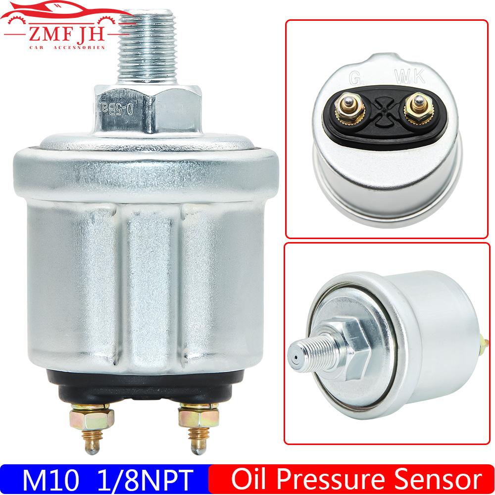 Универсальный 1/8 NPT M10 0-5 бар 0-10 бар механический датчик давления масла замена для манометра давления масла автомобиля авто лодки