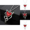 Modern Heart Pendant Necklace With Alloy Material For Allgender Fashion And Parties