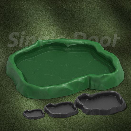 Кормушка для рептилий Террариумная миска Миска для корма и воды для черепахи, ящерицы, геккона, бородатой агамы