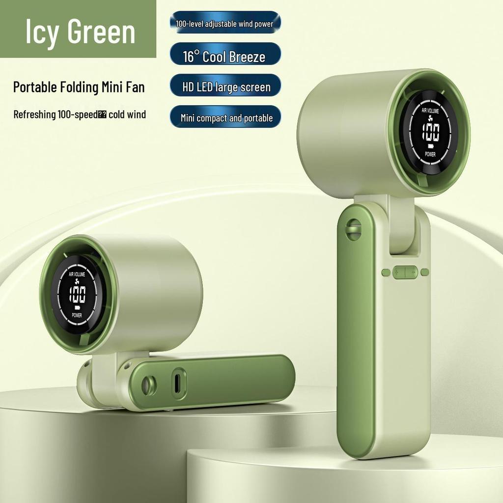 T15 Turbo Neck-Hanging Foldable USB Fan & Ice Pack