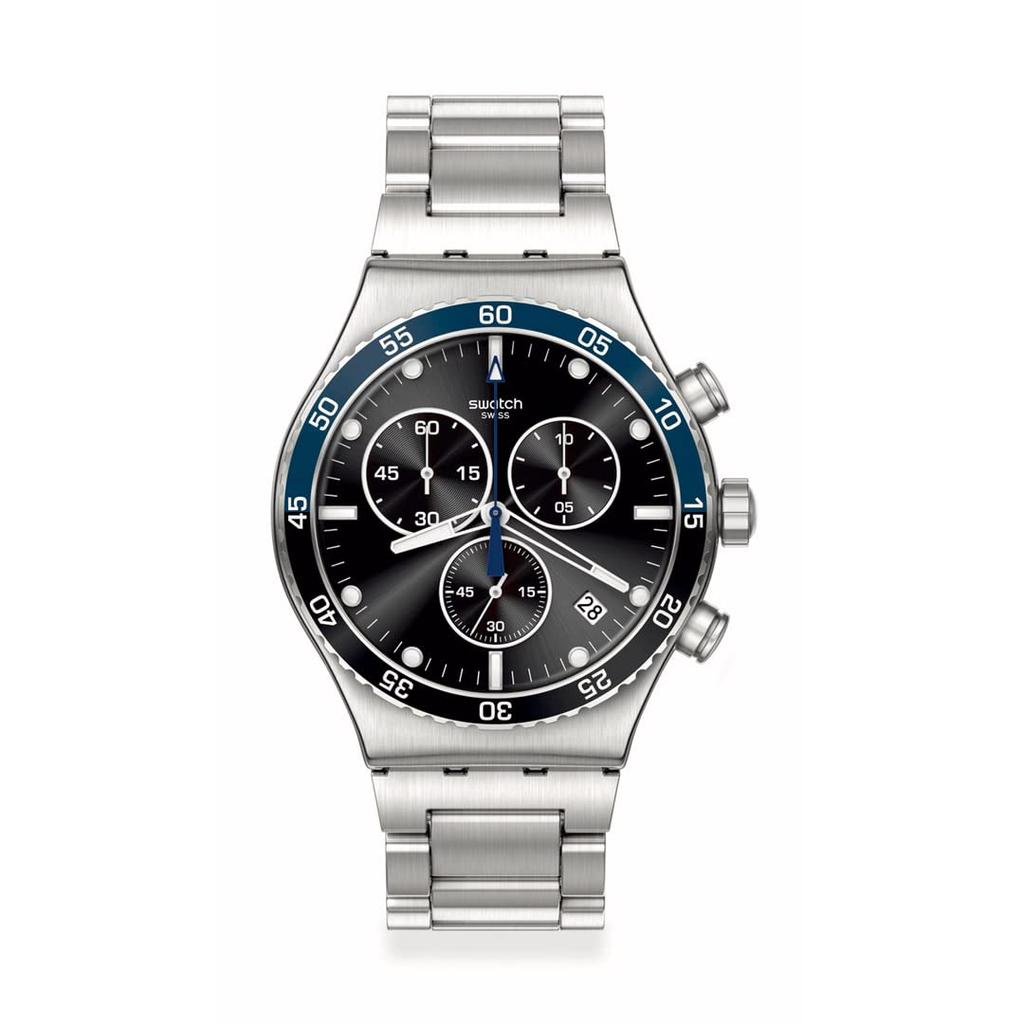 Watch Dark Blue NEW IRONY CHRONO YVS507G Gray [Swatch]