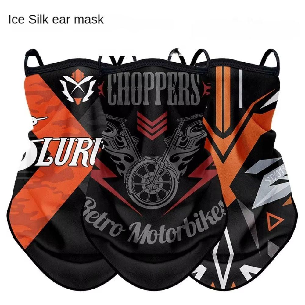 Ear-hanging Cycling Face Scarf Sun Protection Motorcycle Headscarf Hiking Camping