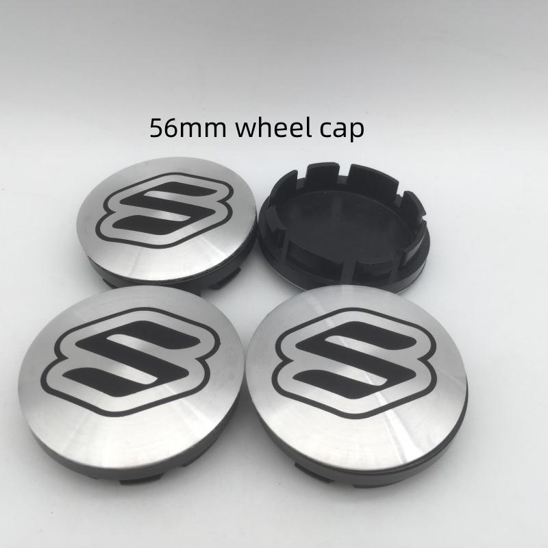 4pcs 3D 56mm 60mm 68mm For Suzuki Car Wheel hub Center Cap emblem Badge covers sticker Decals Styling accessories