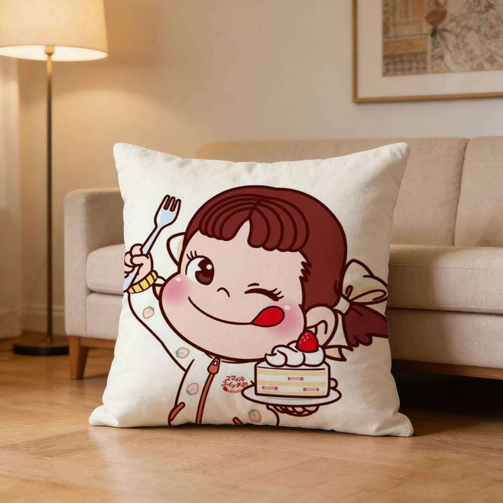 Milky Peko Chan Pillow Case Cushion Cover Throw Pillow Case For Car Sofa