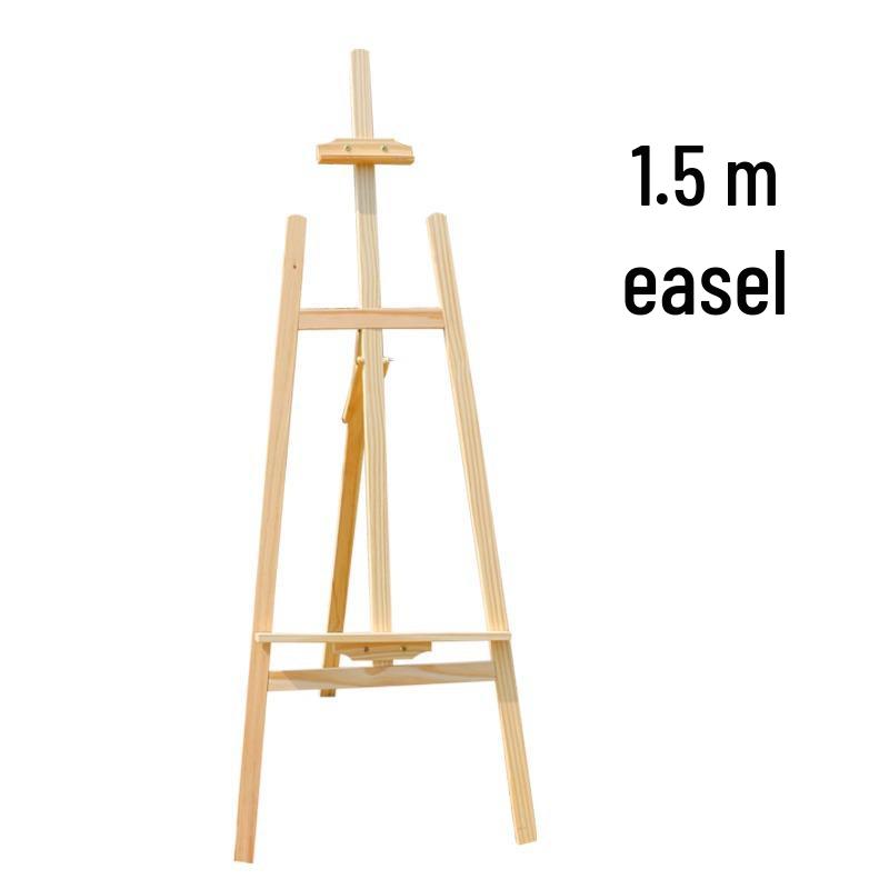 Mini Wooden Folding Easel for DIY Oil Painting and Display