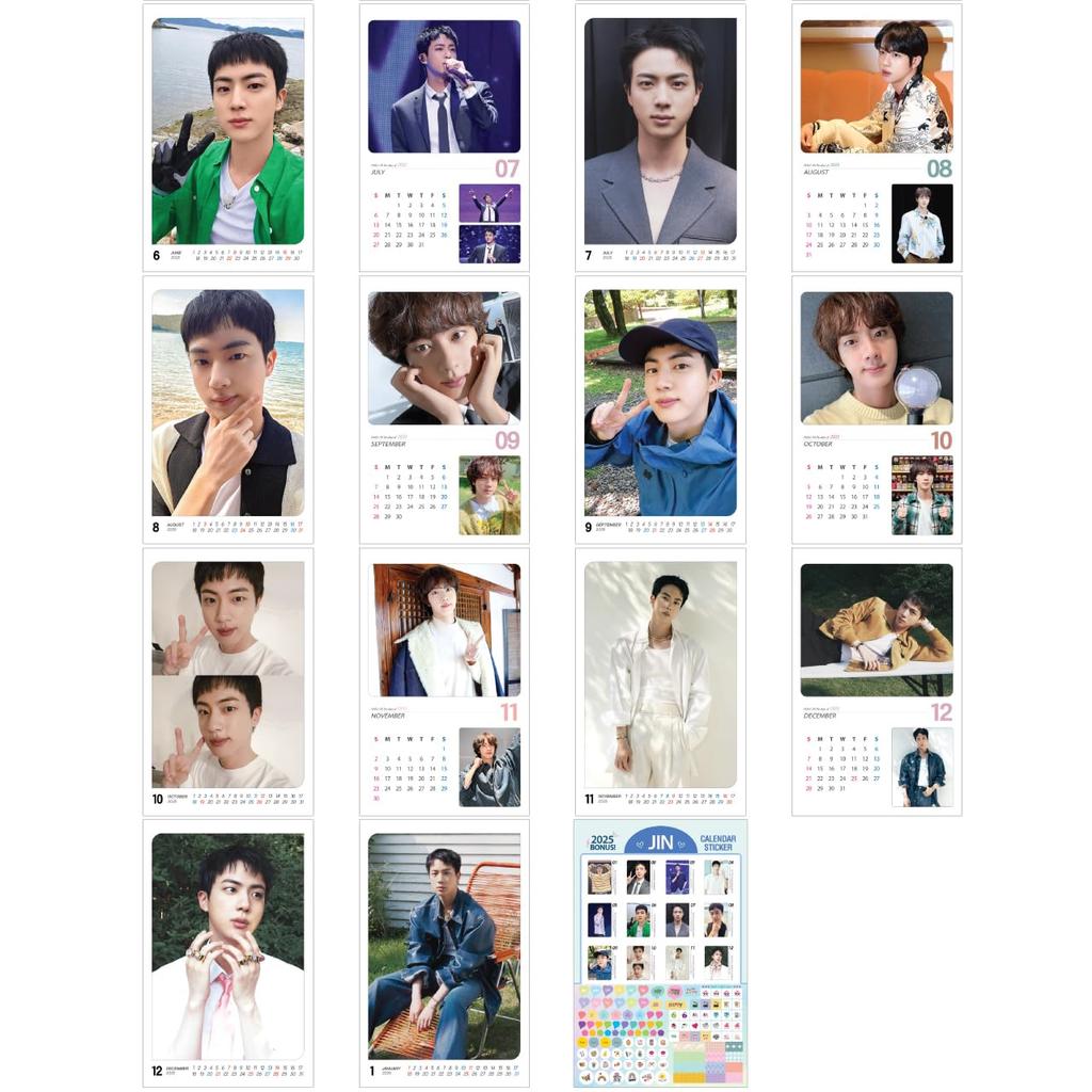 2025 Wall Calendar Wall JIN [K-STAR Calendar] (JIN 02)