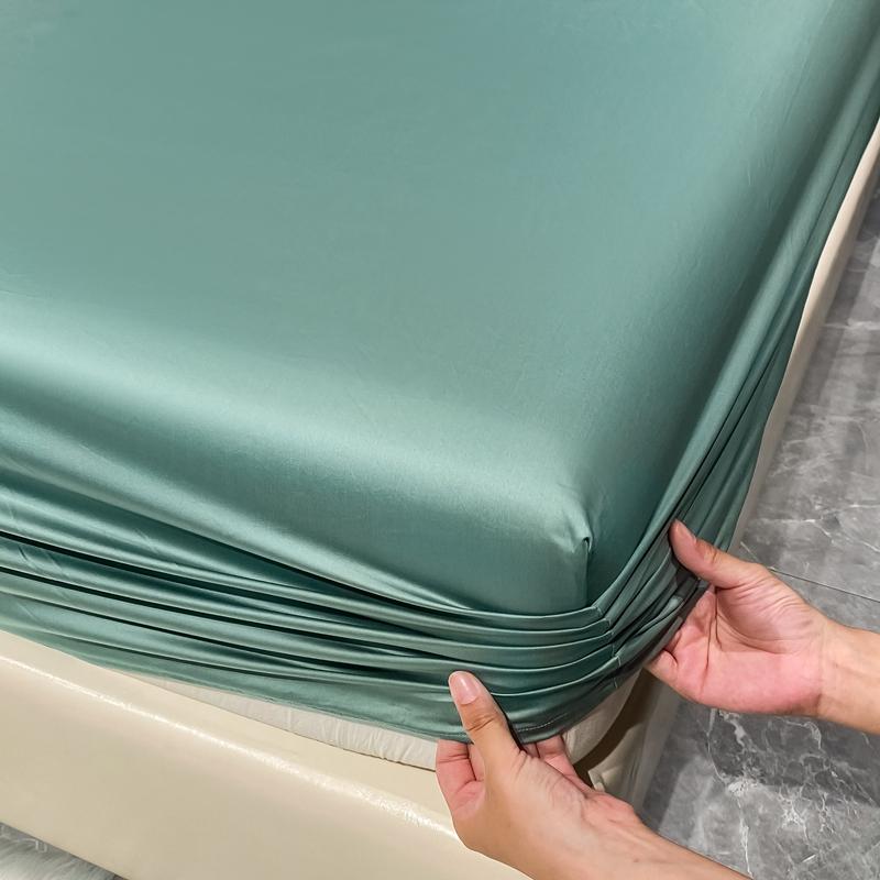 1000TC египетский хлопок роскошный комплект простыней 4/6 шт простыни однотонные плоские простыни с наволочками размер Queen King