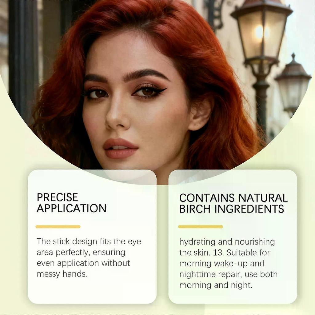 Retinol Eye Stick Under Eye Balm Stick for Dark Circles, Puffiness, Eye Bags, Wrinkles & Fine Lines, Cooling Under Eye Stick