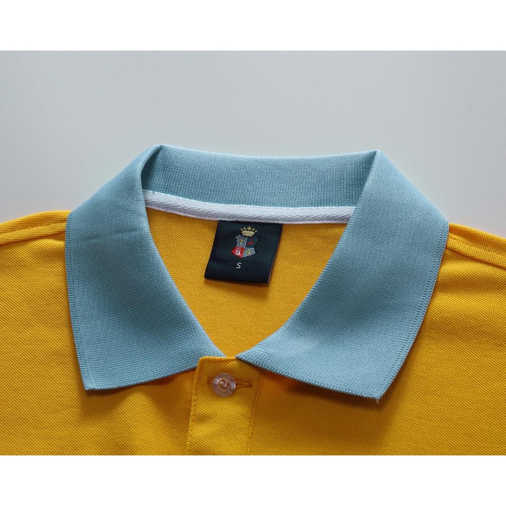 Мужская футболка-поло STORN Казахстан с длинным рукавом Повседневная Высококачественный Хлопок Вышивка Роскошная строчка Контрастный цвет