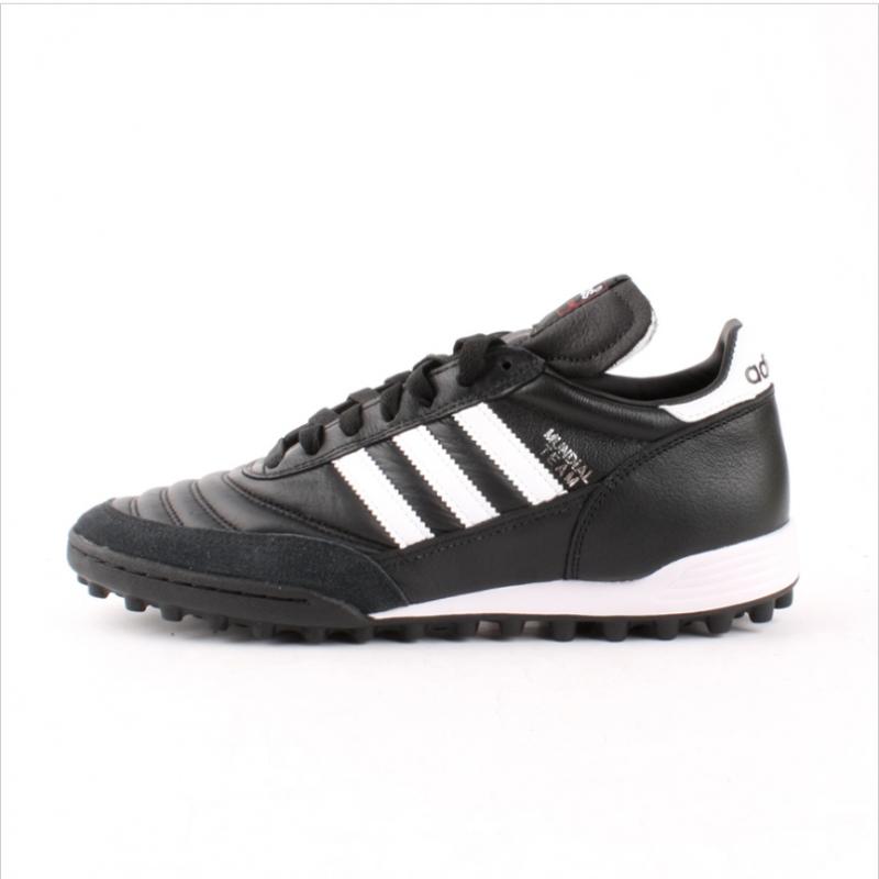 Adidas Mundial Team Soccer Shoes Futsal Shoes Natural Leather Artificial Turf Shoes Bare