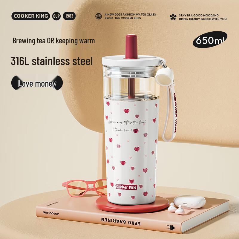 COOKER KING 316L Stainless Steel Insulated Tea Water Bottle 700ml