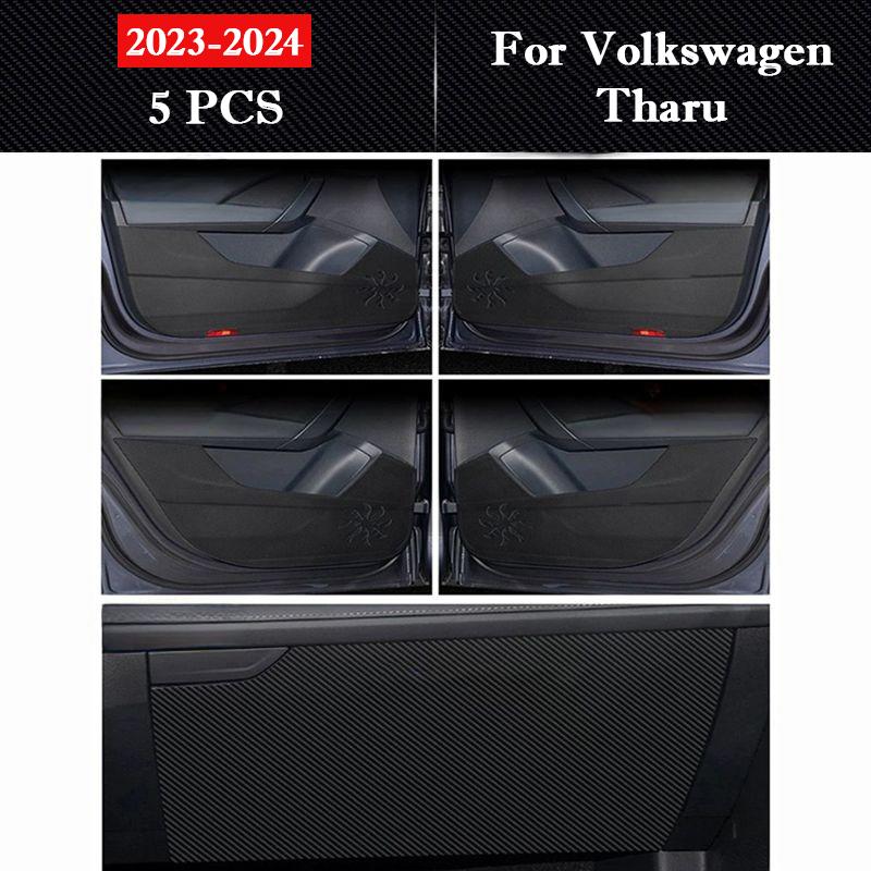 Для Volkswagen Tharu 2019-2026 Автомобильные накладки на двери от пинков Защитные наклейки на перчаточный ящик Пленка устойчивая к царапинам Аксессуары для интерьера
