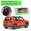Масштаб 1/24 Welly Jeep Renegade Trailhawk, модель автомобиля из сплава, литье под давлением, металлические игрушечные транспортные средства, модель автомобиля, коллекция высокой имитации, детские подарки