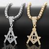 New Luxury Copper Zircon A -G Crown Alphabet Pendant Chain Necklace Punk Hip -Hop Style Fashion Woman Man Initial Name Jewelry