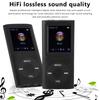 Портативный MP3-плеер 1,8-дюймовый TFT-экран Hi-Fi Звук 7 режимов звуковых эффектов USB-зарядка Цифровое видео Музыка