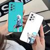 Синий A-Archive S-Shiroko Чехол для телефона Samsung Galaxy A13,21s,22,31,32,52,53,71,80,A91 Мягкий черный корпус