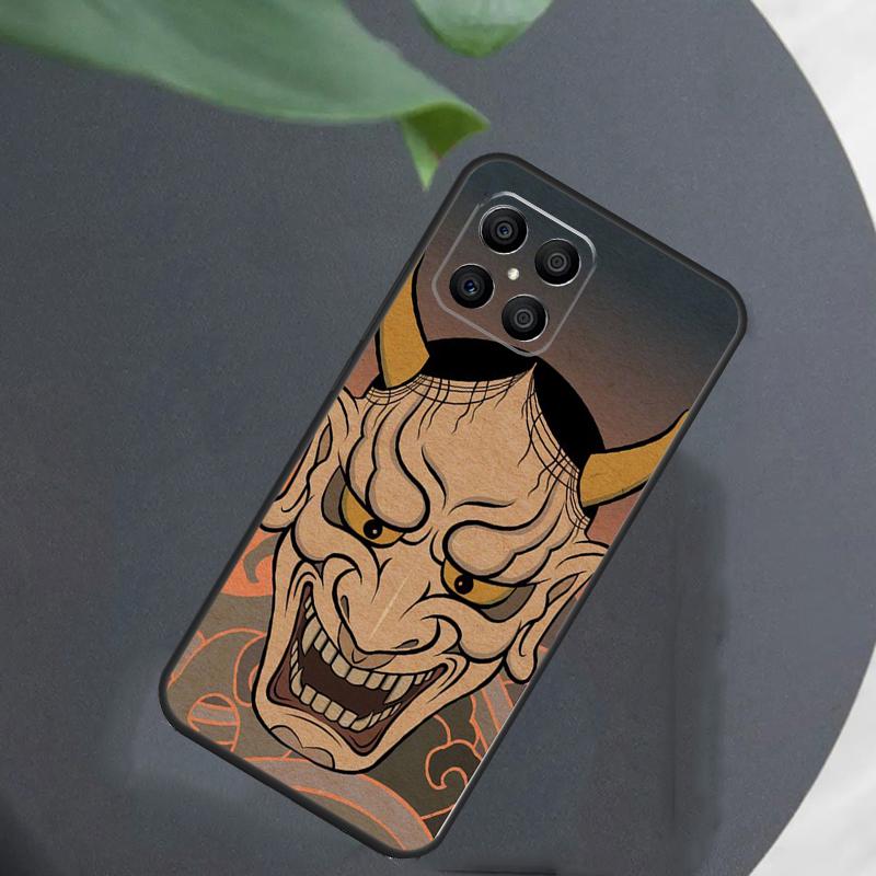 Маска Они Самурая Для Honor Magic 7 Lite 6 8 Чехол Для Honor 200 400 Pro 90 70 50 X8c X8b X9a X9b X9c X9d Win RT