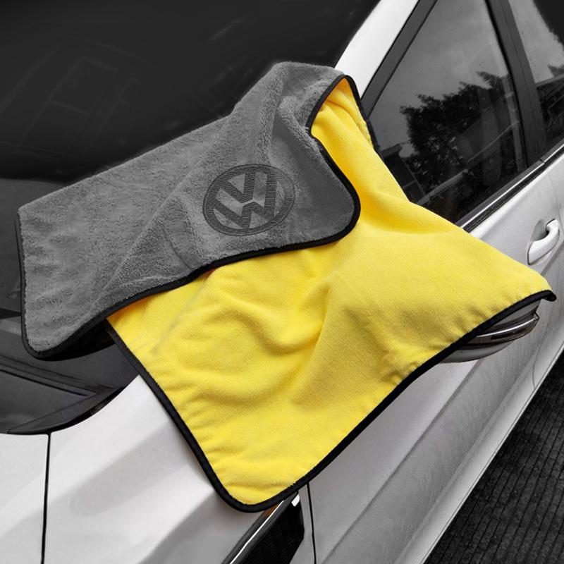 Car Wash Microfiber Towel Auto Cleaning Tool Soft Brush Drying Rag Cloth For VW Golf 5 4 6 GTI Jetta Scirocco Touran Polo Beetle zl4