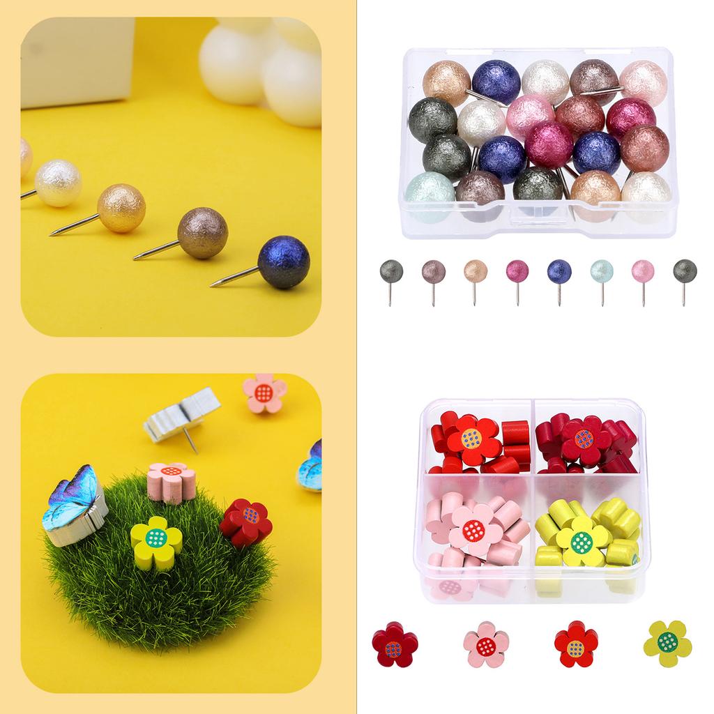 Push Pins Butterfly Tacks Map Tacks Decorative Push Pins Poster Pins for World Map Cork Board Fabric Marking Dressmaking