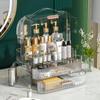 High-Capacity Transparent Cosmetic Organizer