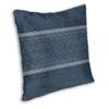 Denim Indigo Embroidery Textiles Cushion Cover Print Navy Jeans Texture Throw Pillow Case For Living Room Cool Pillowcover Decor