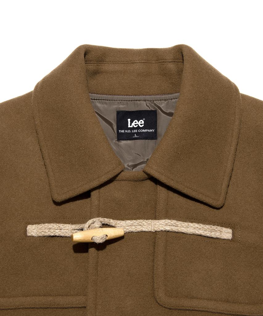 Lee Wool Blend Long Duffle Coat Camel