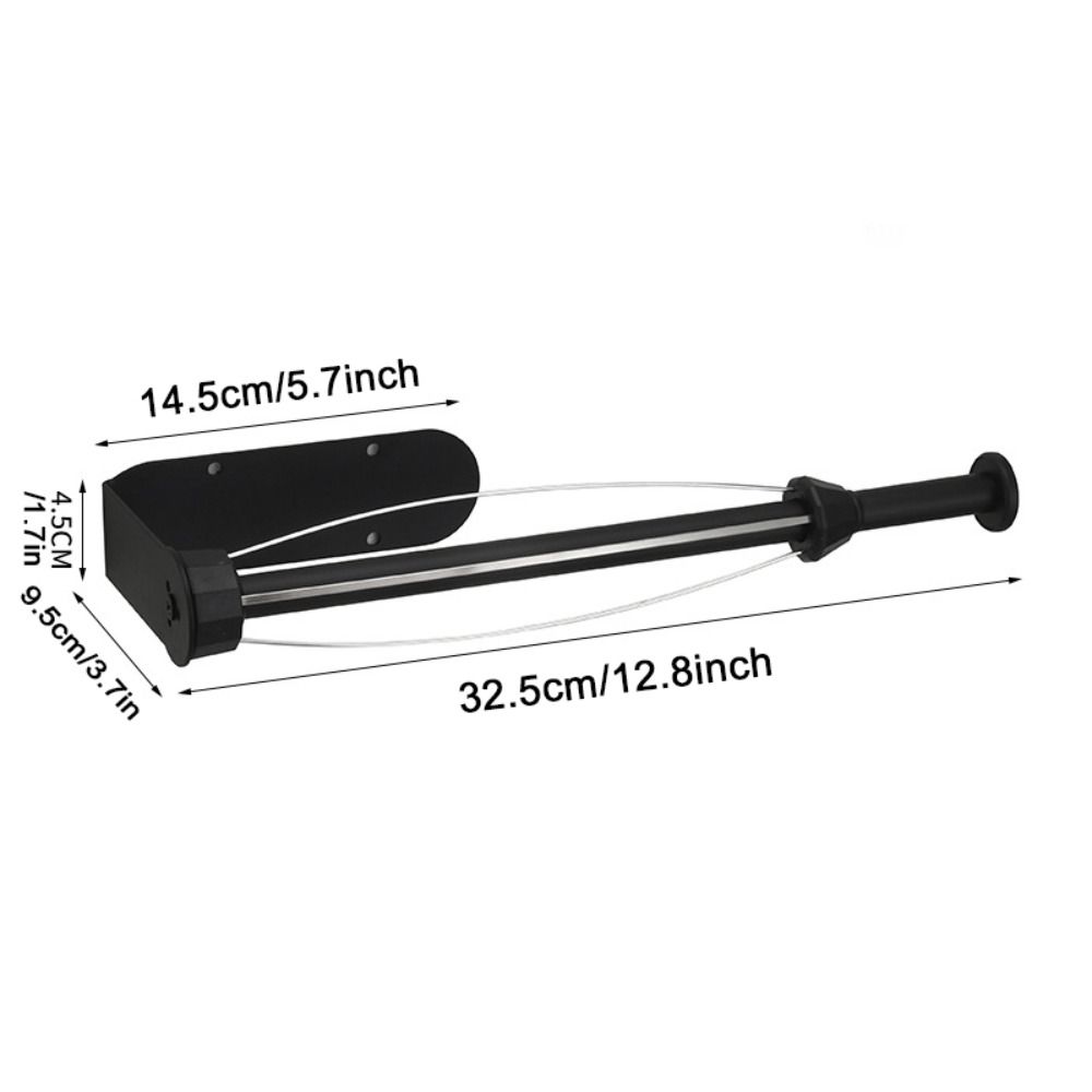 Adhesive Wall Mount Paper Towel Holder Punch-Free Roll Paper Dispenser  Bathroom