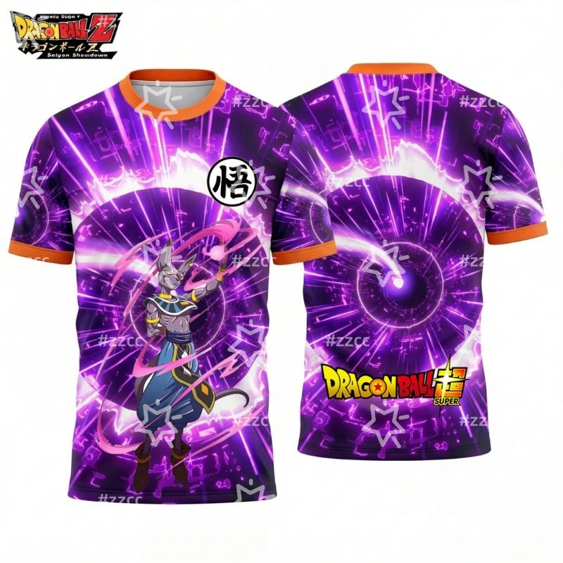 Футболка с принтом комикса Dragon Ball Футбольная майка Dragon Ball Спорт