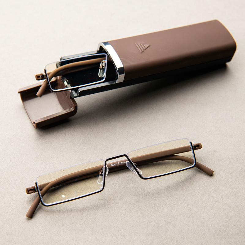 Очки для чтения с блокировкой синего света для мужчин, металлические, увеличительные, для пресбиопии, +1.25+1.75+2.25