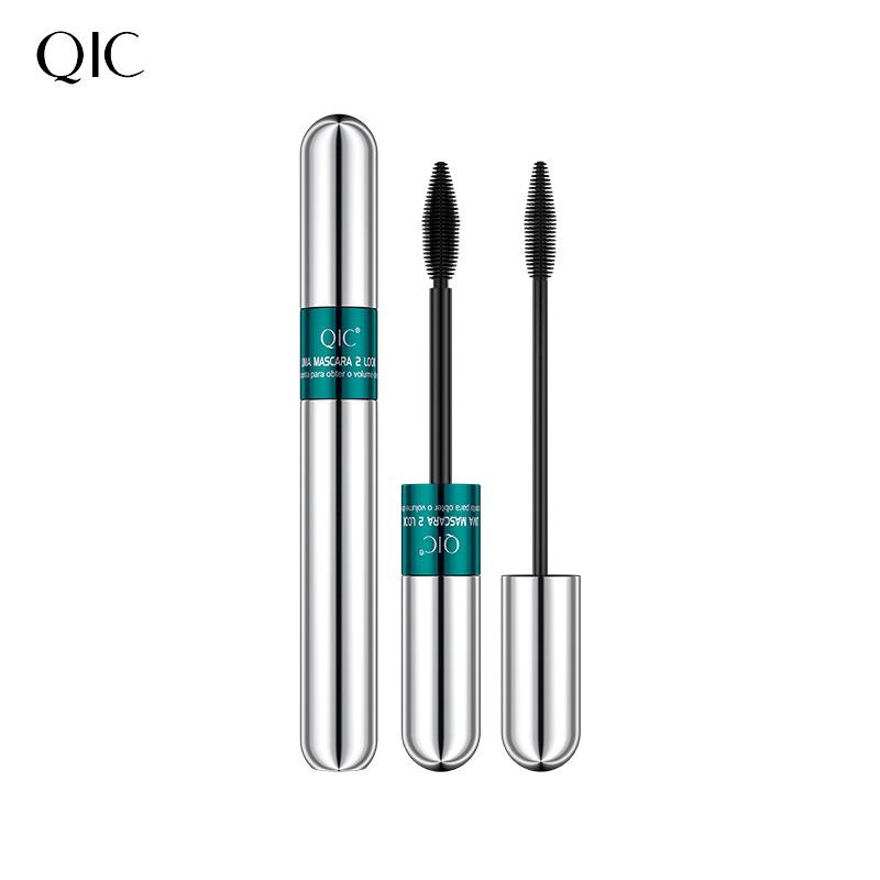QIC Серебряная Тушь для Ресниц Водостойкая Тонкая Густые Подкрученные Ресницы Праймер 2 в 1 Тушь Двойного Эффекта