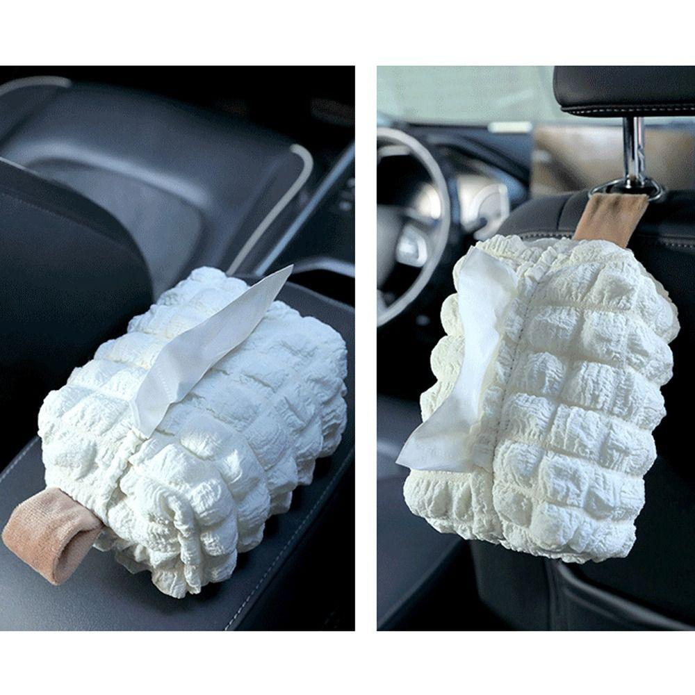 Reusable Cosmetic Pouch Fashion Tissue Box Portable Wet Wipes Bag  Baby Stroller Car Accessories