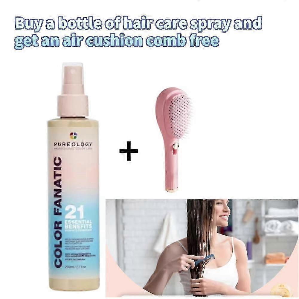 Color Fanatic Multi-Tasking Leave-In Hair Spray for Color-Treated Hair, Leave-In Heat Protectant Tre