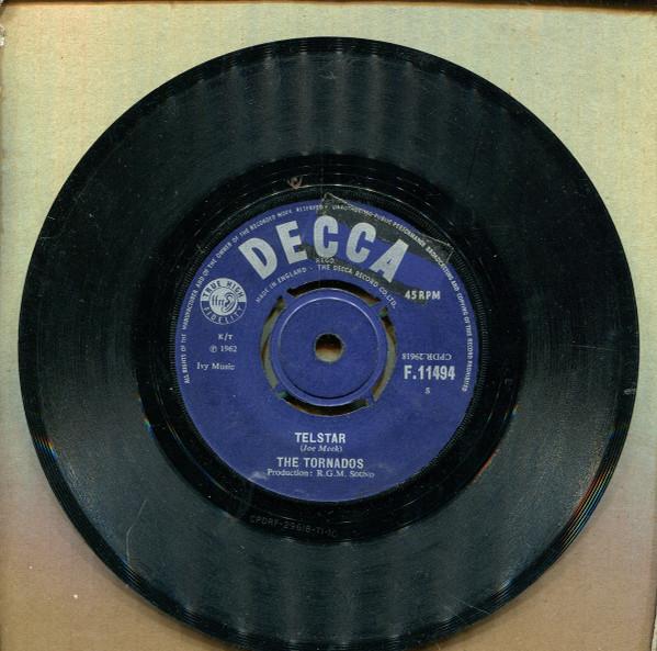 Пластинка 7 дюймов TORNADOS Telstar F11494 Decca 1962 UK Rock Б/у