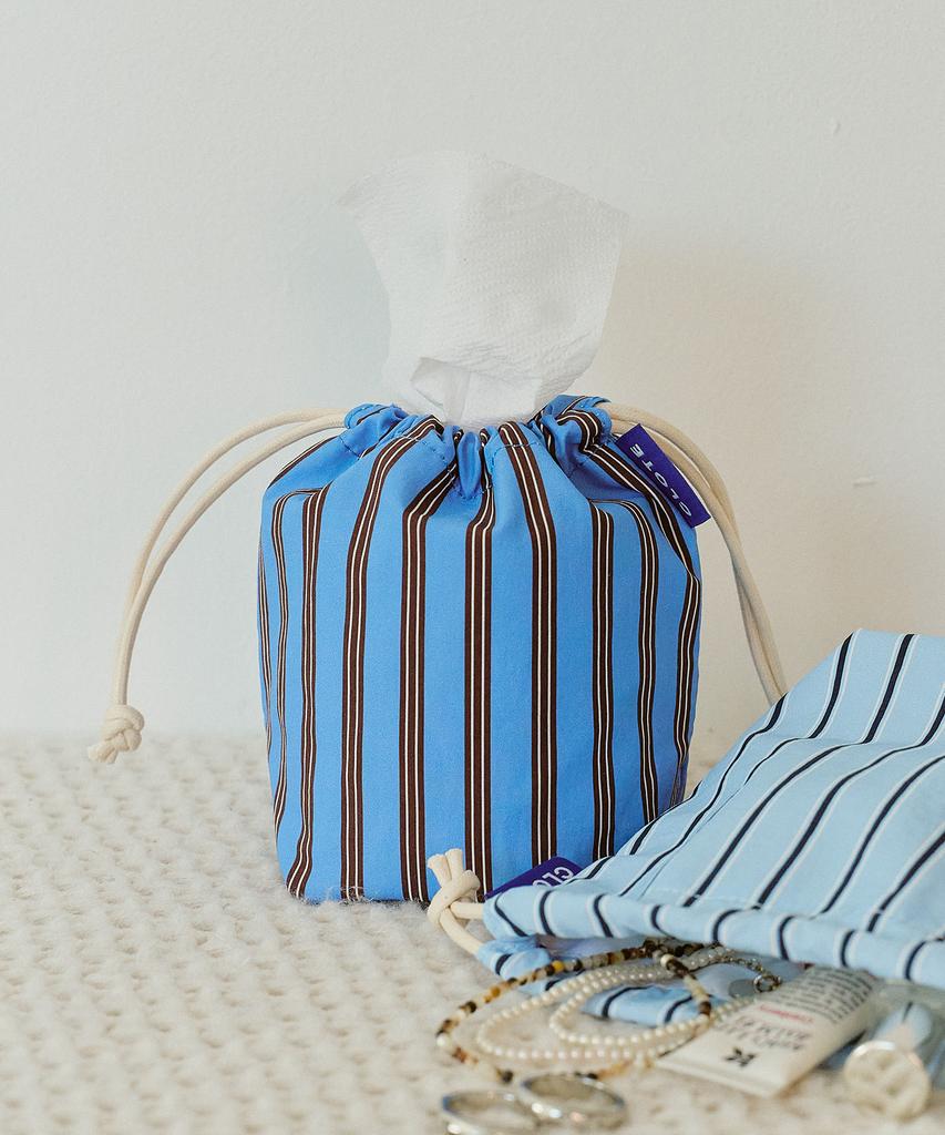 Мешочек Clote String Pouch Mini - Темно-синий в полоску