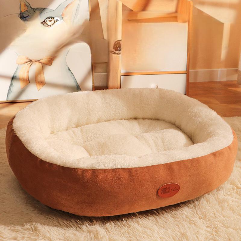 Dog bed is warm in winter, cat bed is used for sleeping in winter, non-removable and washable, suitable for all seasons, dog mat, pet bedding