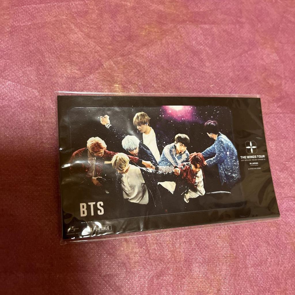[Б/У] Наклейка BTS THE WINGS TOUR Бонус при покупке Не для продажи