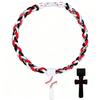 Braided Chain Baseball Pendant Necklace Tornado Design Tornado Necklace  Special Occasions