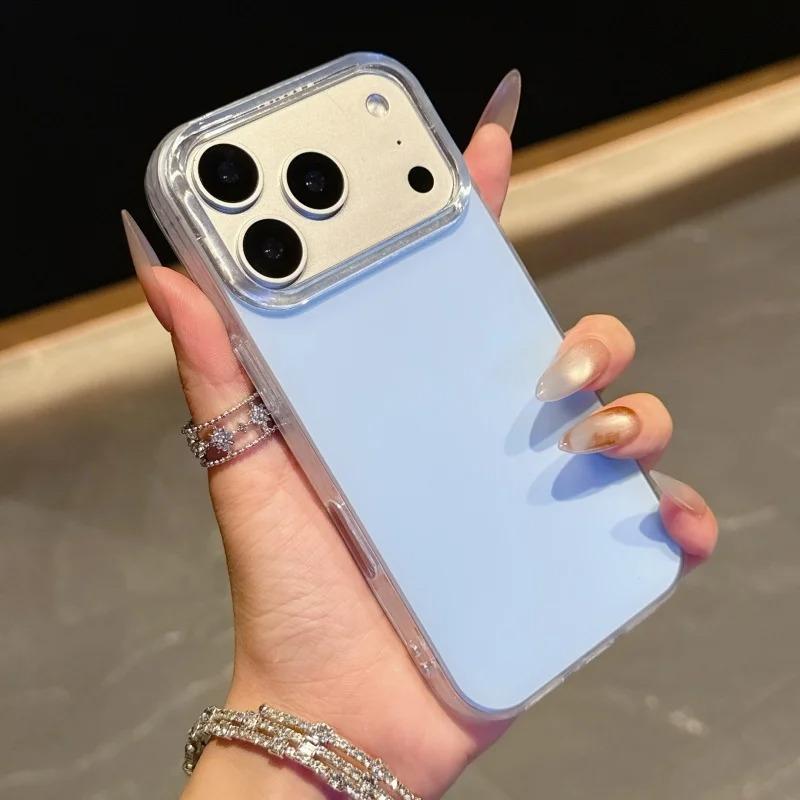Чехол Candy Color Для Для Iphone 17 Air 16 1 14 Plus 13 12 11 Pro Max 17Pro Матовый Мягкий Чехол Ультратонкий Гибридный Жесткий Чехол