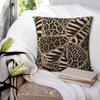 Animal Print  Leopard And Zebra Square Pillowcase Pillow Cover Cushion Zip Decorative Comfort Throw Pillow for Home Living Room