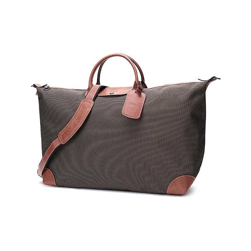 LONGCHAMP Boxford Fabric Handbag Shoulder Bag Travel Bag Travel Bag Unisex Brown 1625080042