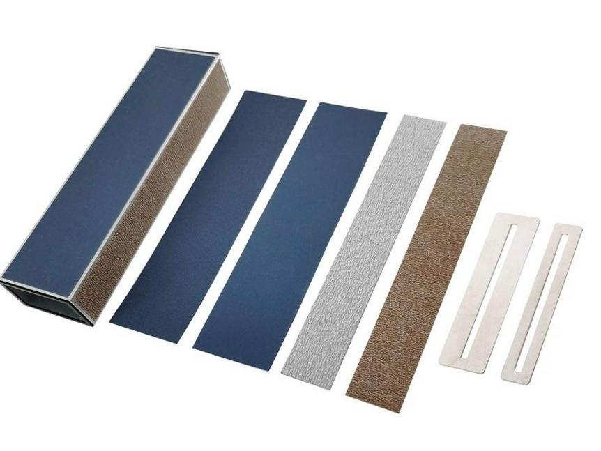 Набор для выравнивания ладов гитары с листами наждачной бумаги для электро-, бас- и акустических гитар